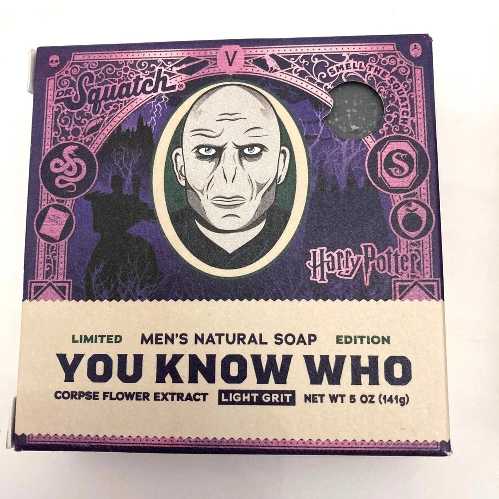 Dr Squatch Harry Potter The Chosen One & Voldemort You Know Who Natural Soap Set